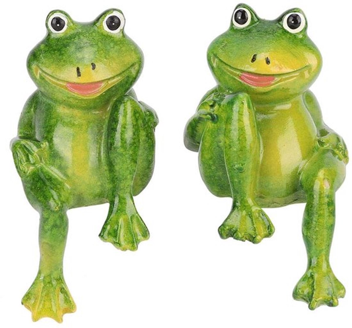 2 stuks Hars Kikker Beeldje Mooie Binnen Tuin Buiten Decoratie Beeld voor Kantoor Thuis Tuin Ornament