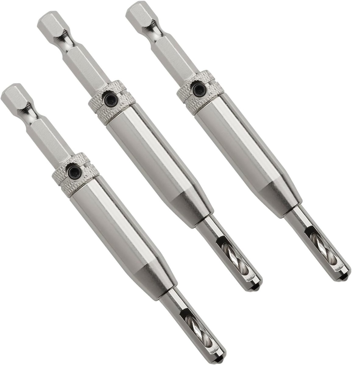 Centrisch boorbitset Ø 2.7 mm - HSS4241 staal - hexagonale shank - ideaal voor schroeven - ShopVlot