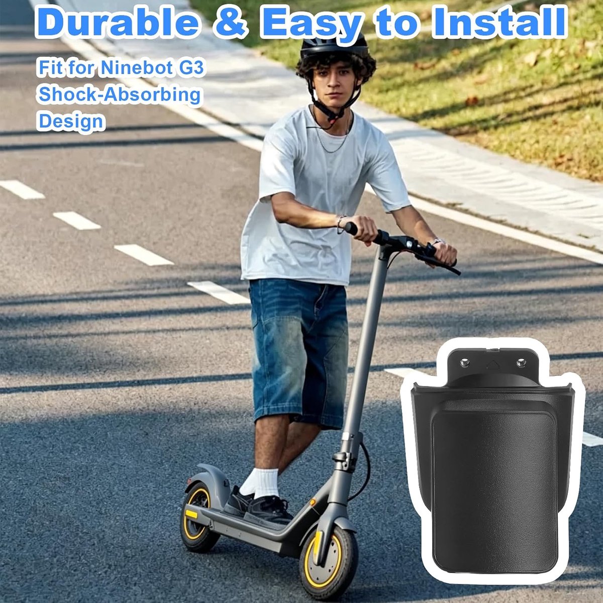 Verzekeringsplaathouder vervanging - Ninebot MAX G3 - Achterspatbord accessoire - Betrouwbare bescherming - ShopVlot