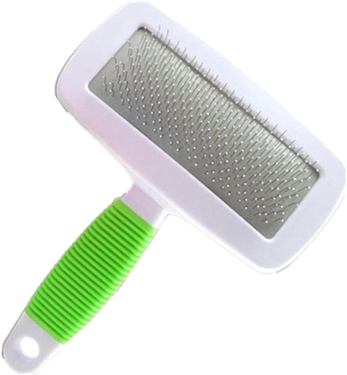 Dog Brushes, Cat Brushes, Grooming Brush, Scalp Massage for Long Hair, Shorthair, Dogs Cats Pet (L, Green) - ShopVlot