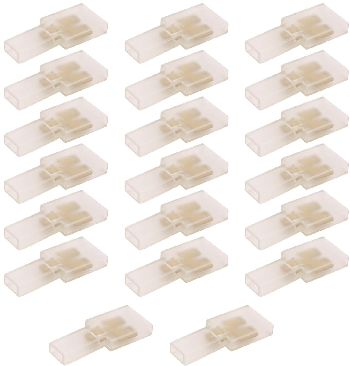 6.3mm Mountable Flat Plug with Insulation Sleeves, 20 In-line Male Flat Plugs for Car, Electrical Accessories - ShopVlot