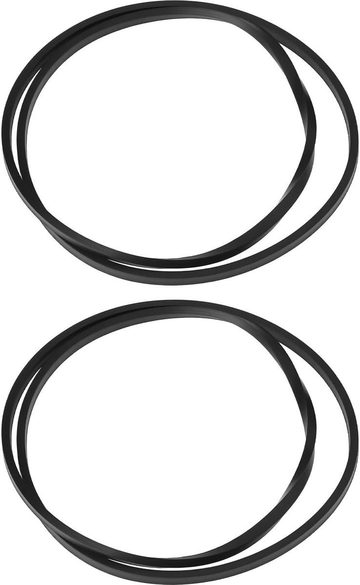 2 Stks Water Valve Base O-Ring 200x3.8x2.8mm 005302010000 Compatibel met Pool Valet Compatibel met Hayward - ShopVlot