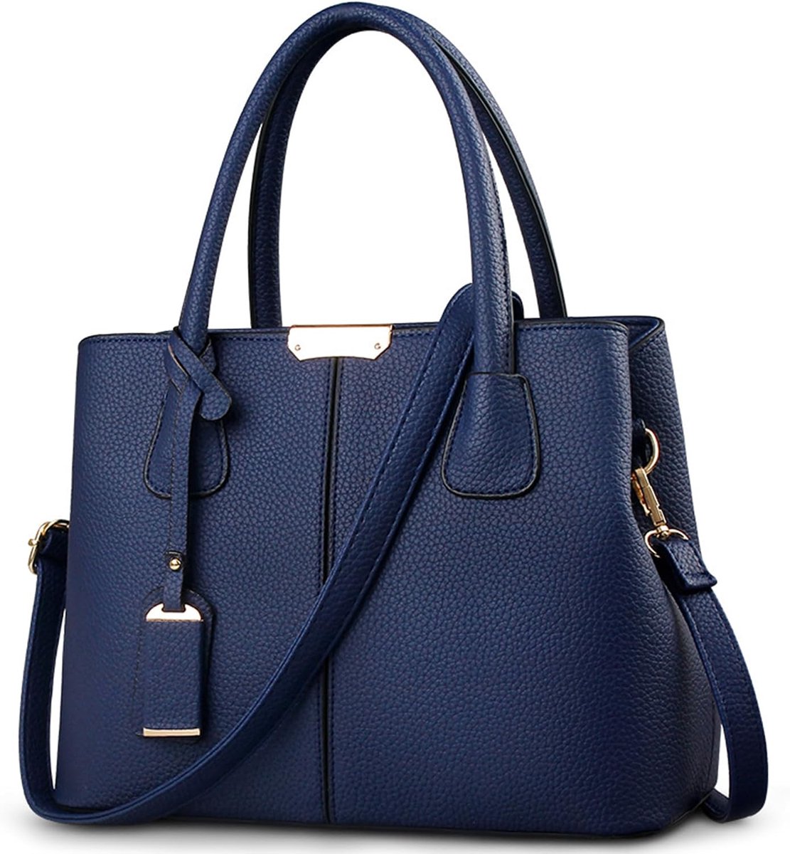 Fashionable women's handbag large capacity shoulder bag elegant messenger bag fashion ornaments PU leather bag - ShopVlot