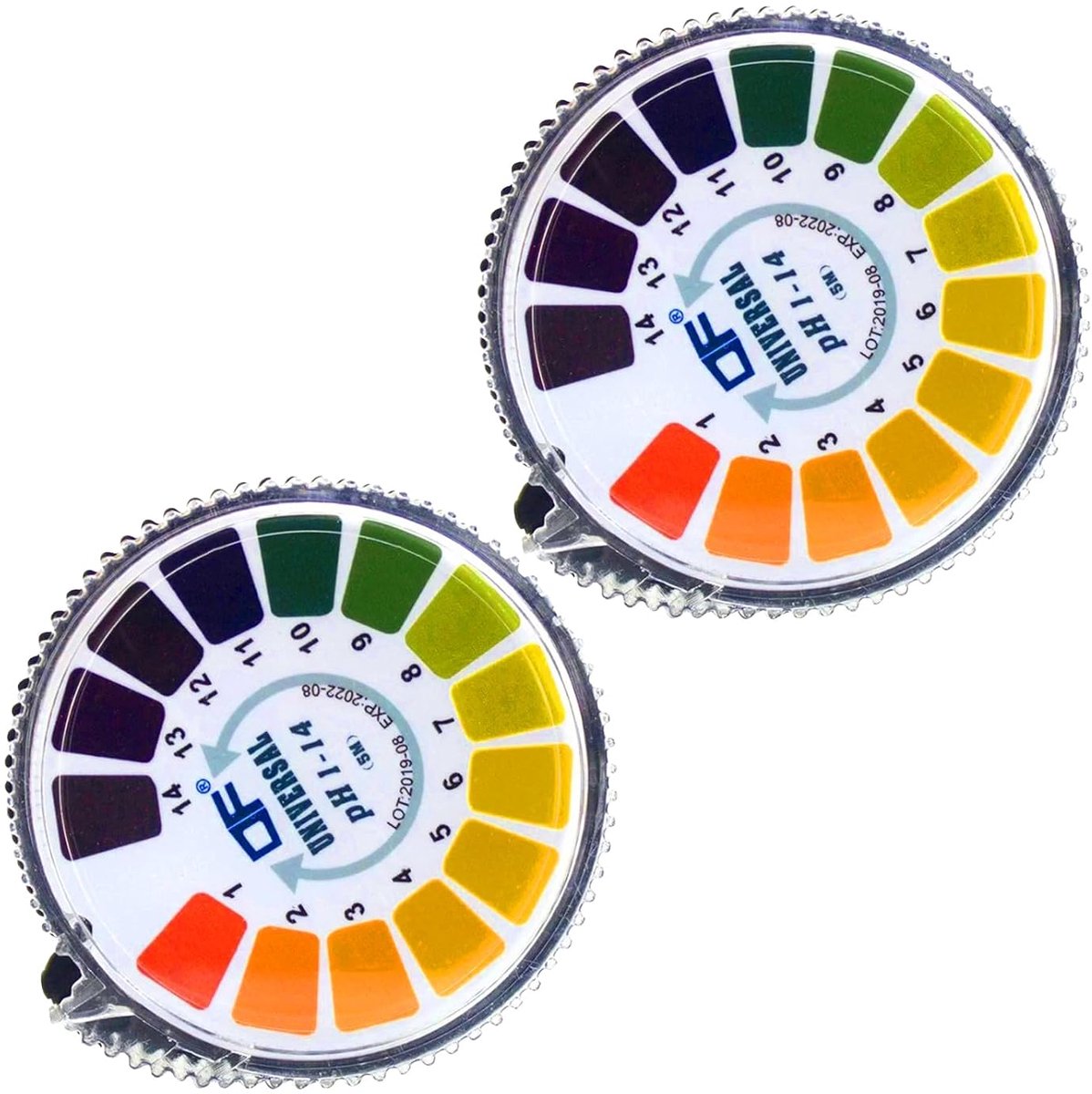 pH teststrips 2 rollen - universeel pH testpapier - meetbereik 0-14 - snelle resultaten - ShopVlot
