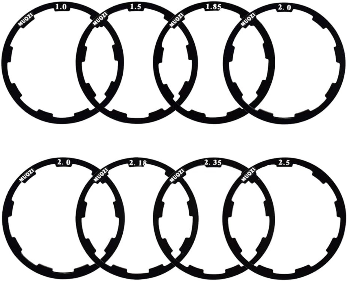 Bike Hub Adapter 8Pcs - Aluminiumlegering - Diverse maten - Voor MTB en racefiets - ShopVlot