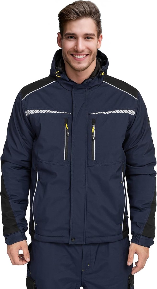 Werkjack heren - winter softshell - reflecterend - optimaal zichtbaar - ShopVlot