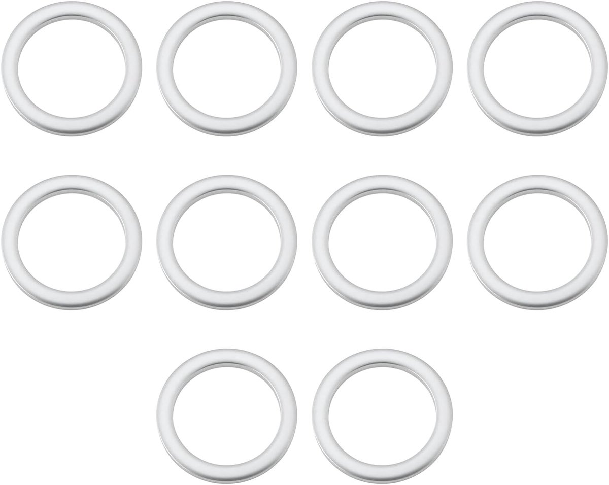 Motorpakking 10 stuks 23.9MM - Metaal - Uitstekende afdichting - Verlengt levensduur motor - ShopVlot