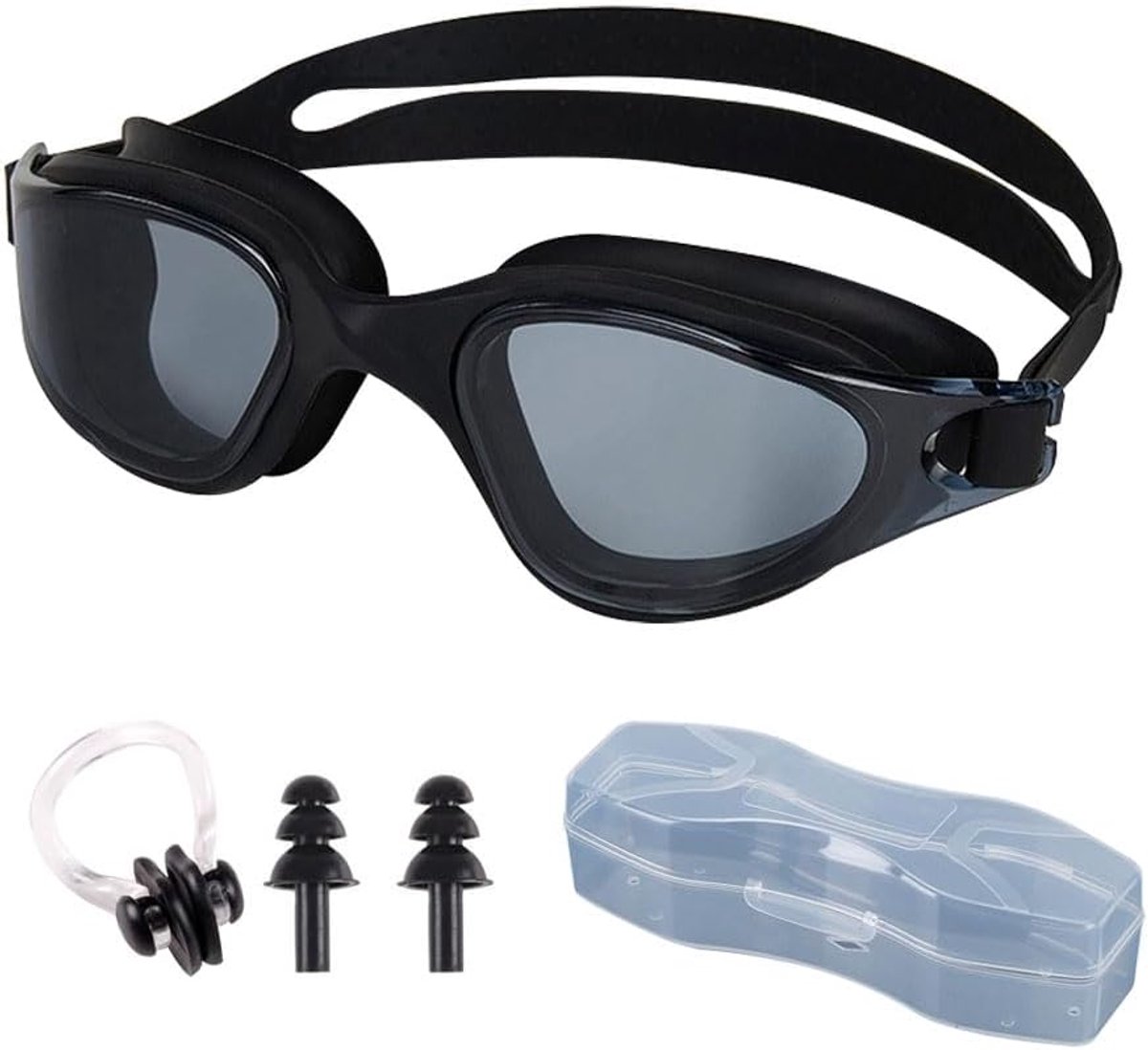Zwemgoggles Unisex Volwassenen - UV Bescherming - Comfortabele Pasvorm - Ideaal voor Wateractiviteiten - ShopVlot