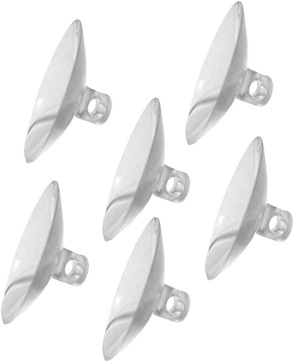 Transparante pvc zuignappen 30 mm - Set van 60 - Sterke hechting - Ideaal voor diverse oppervlakken - ShopVlot