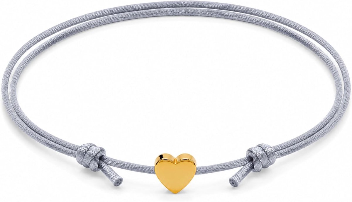 Dames Hart Enkelbandjes - Waterbestendig - Verstelbaar (20-30cm) - RVS Harten in 18K Goud, Roségoud & Zilver - ShopVlot