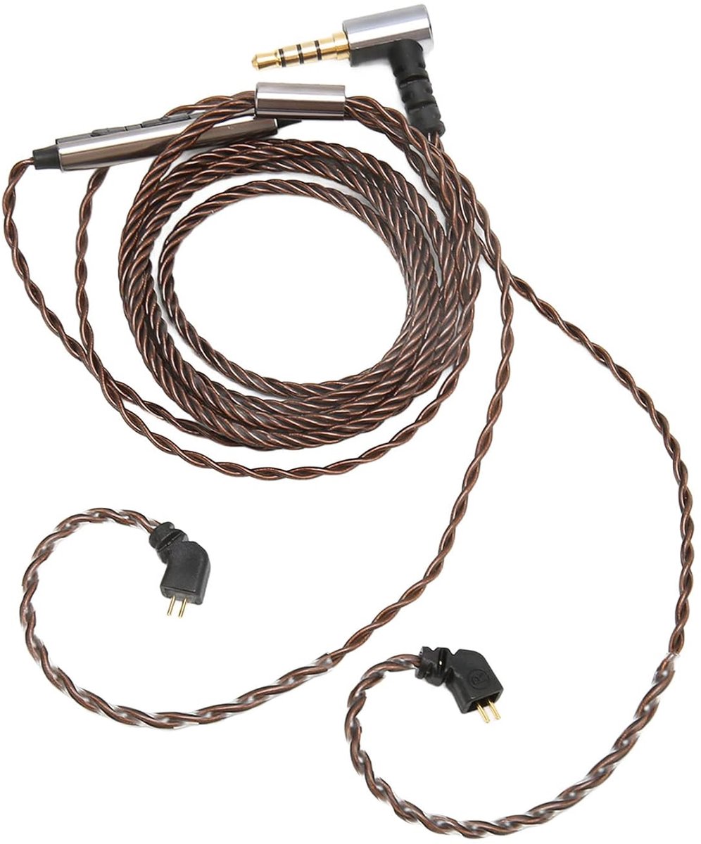 Oordopjes kabel 2 pin 0.78mm - 3.5mm rechthoekige aansluiting - met microfoon - helder geluid - ShopVlot