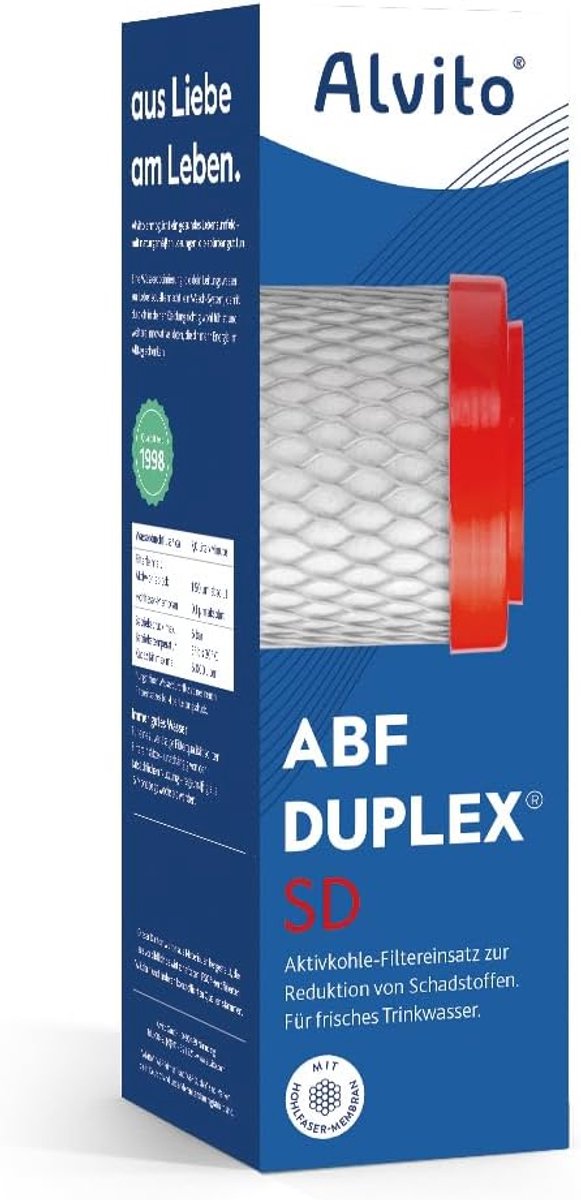 Alvito Filter filter cartridge activated carbon filter ABF Primus® Duplex® SD/CLC/EM/SD (yellow, blue, green, red) - ShopVlot