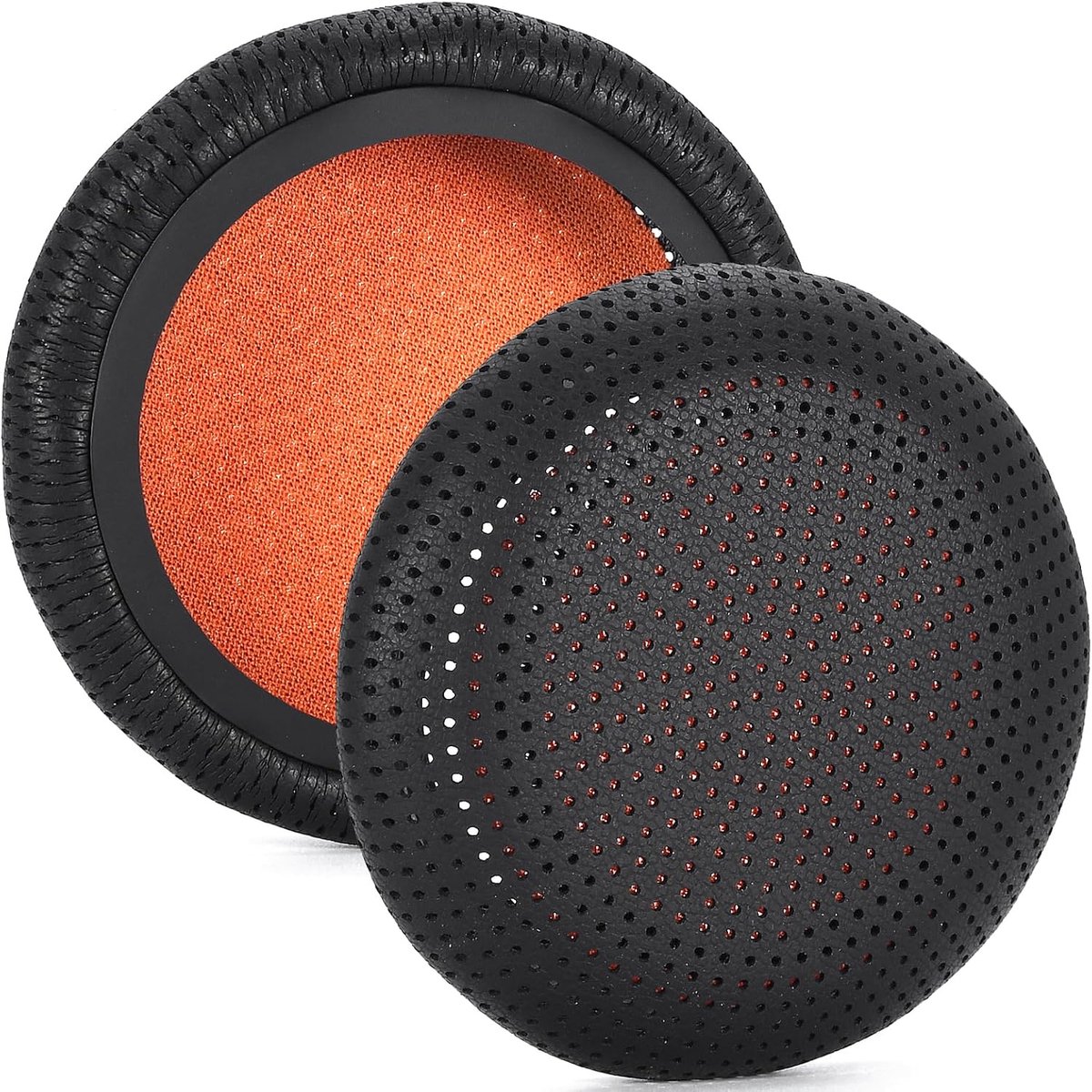 Voyager Focus UC Ear Pads More Circular Hole Designs - Replacement Cover Compatible with Poly Voyager Focus UC - ShopVlot