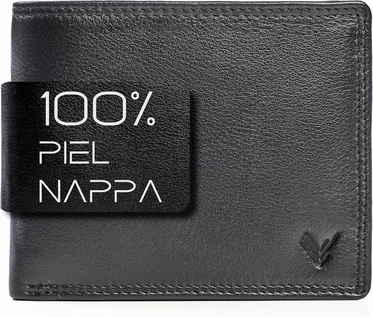 Men's Genuine Leather Wallet, Card Holder for Men, RFID Blocking, Large Capacity, Wallet & Card Holder for Men, Bank - ShopVlot