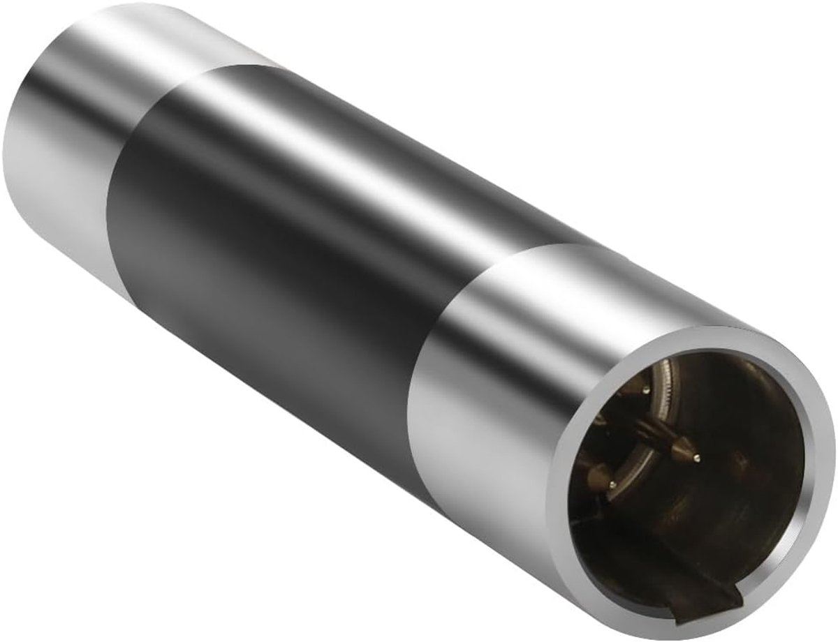 QIANRENON Mini XLR to Mini XLR Extender Adapter Gold Plated 3Pin Mini XLR Plug to Mini XLR Plug Symmetric Microphone - ShopVlot