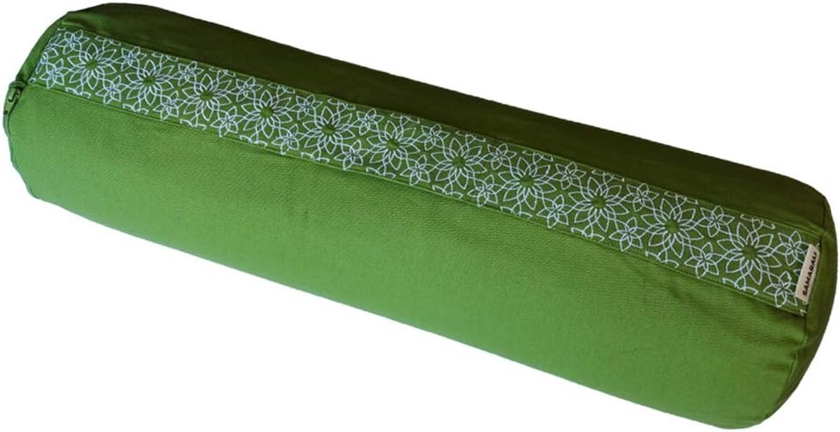 bolster for Yin Yoga and restorative yoga - 100% organic cotton (GOTS) - Ethically produced - 20 x 66 cm - ShopVlot