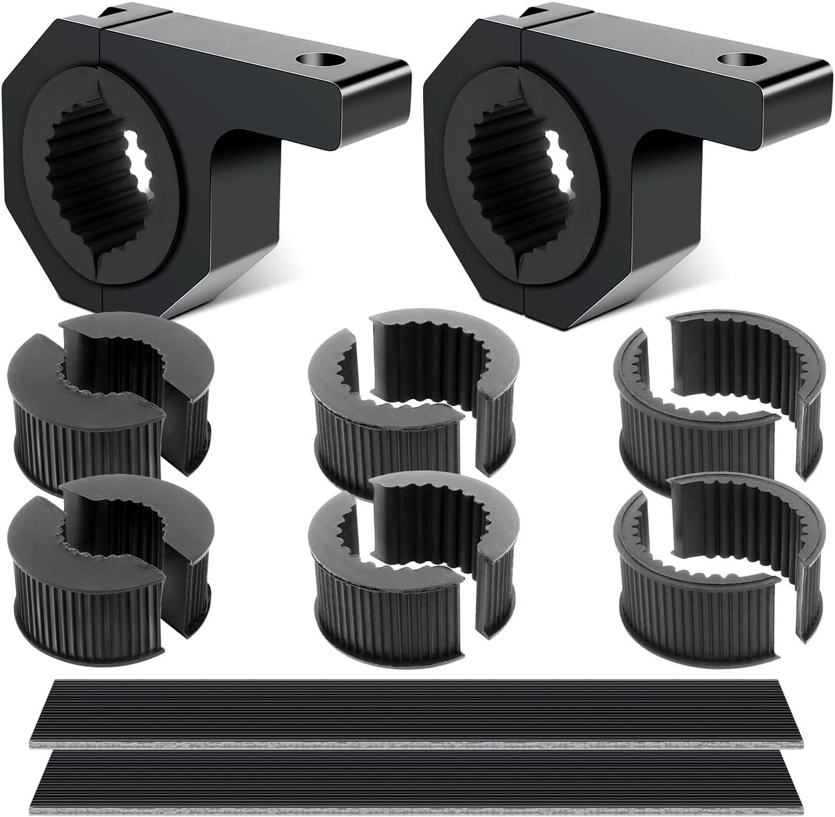 Montagebeugels 1-2 Inch - Aluminium - Universeel voor LED-strips - Eenvoudige installatie voor voertuigen - ShopVlot