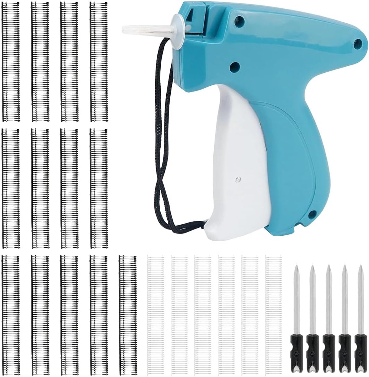 Micro stikpistool voor kleding - snel en eenvoudig - 6 naalden - ideaal voor kledingreparaties - ShopVlot