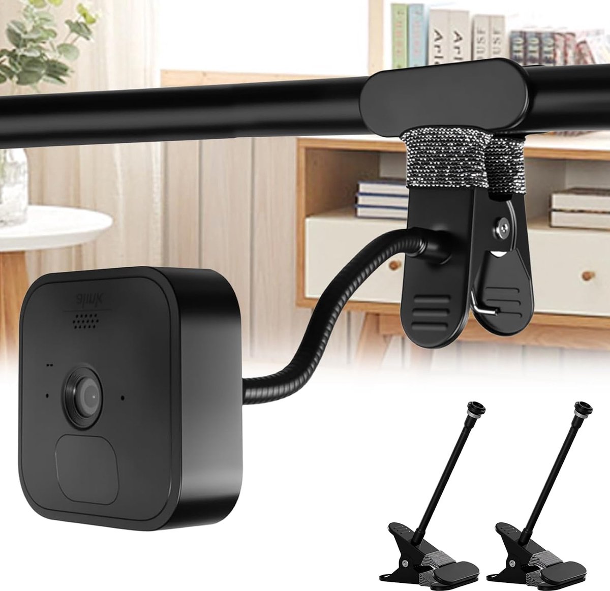 Camera houders set van 2 - Flexibele metalen klem - Voor Blink XT/XT2/Mini/Mini2 - Veiligheidssysteem - ShopVlot