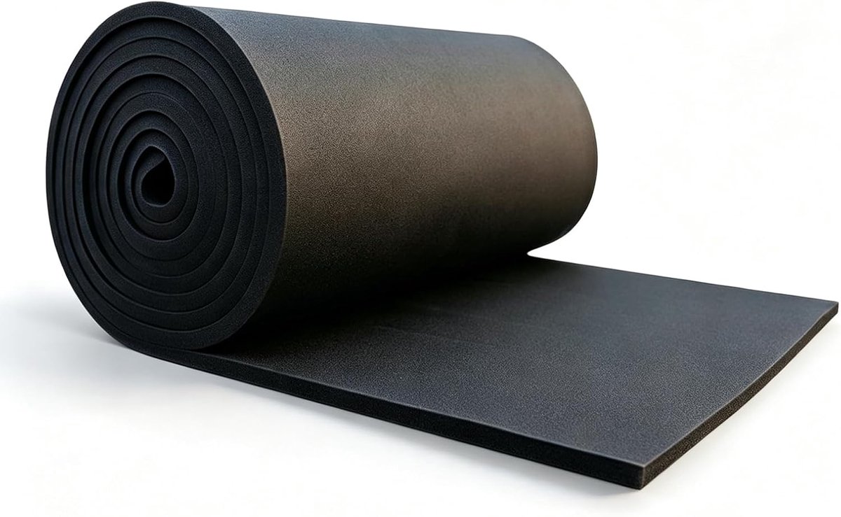 Isolatiemat 20 mm - 150 x 30 cm - zelfklevend schuimrubber - geluidsisolatie voor auto - ShopVlot