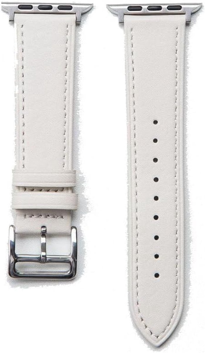 Faux leren band 38/40/41/42/44/45 mm - compatibel met Apple Watch Series 1-9 - stijlvol ontwerp - ShopVlot