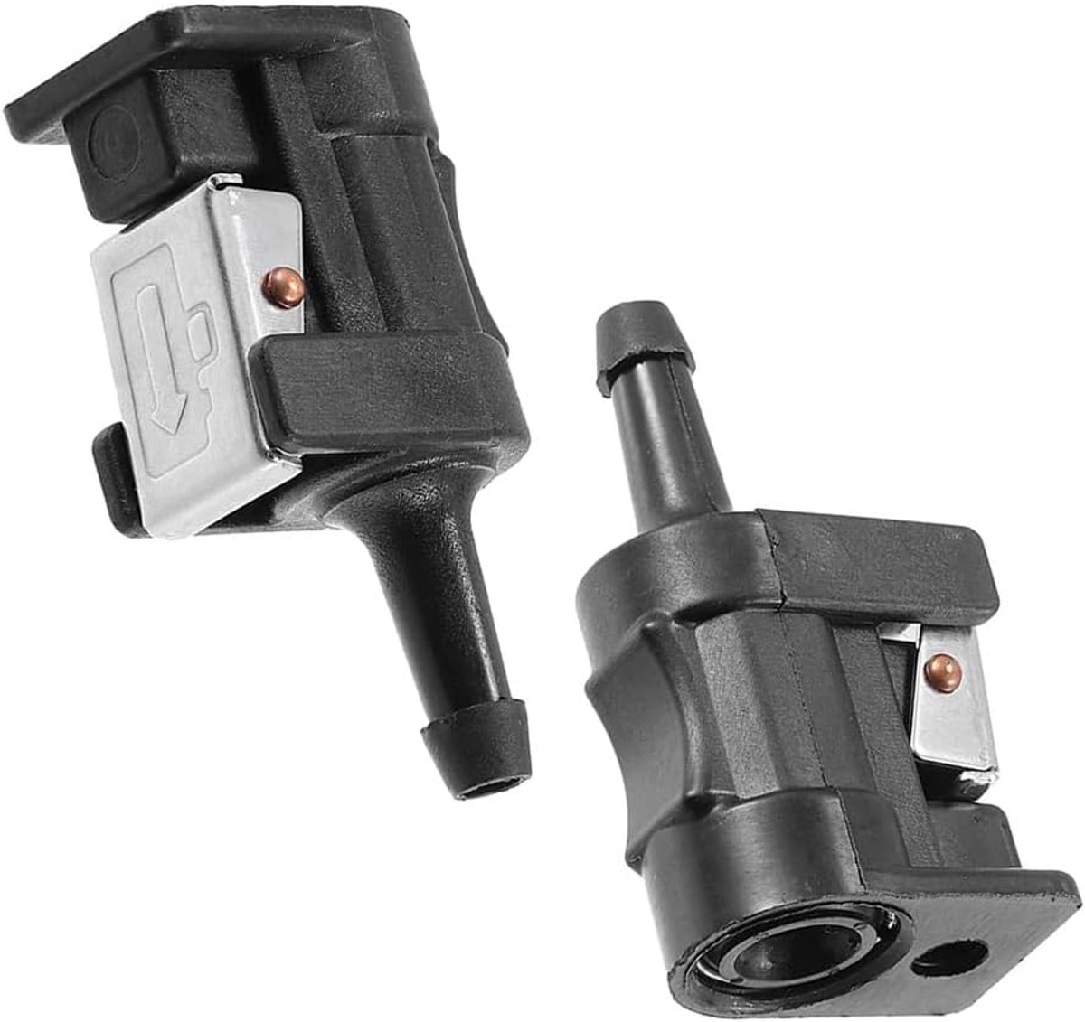Vervangingsset 8 mm buitenboordmotor brandstofverbinding - metaal en plastic - robuust en duurzaam - ShopVlot