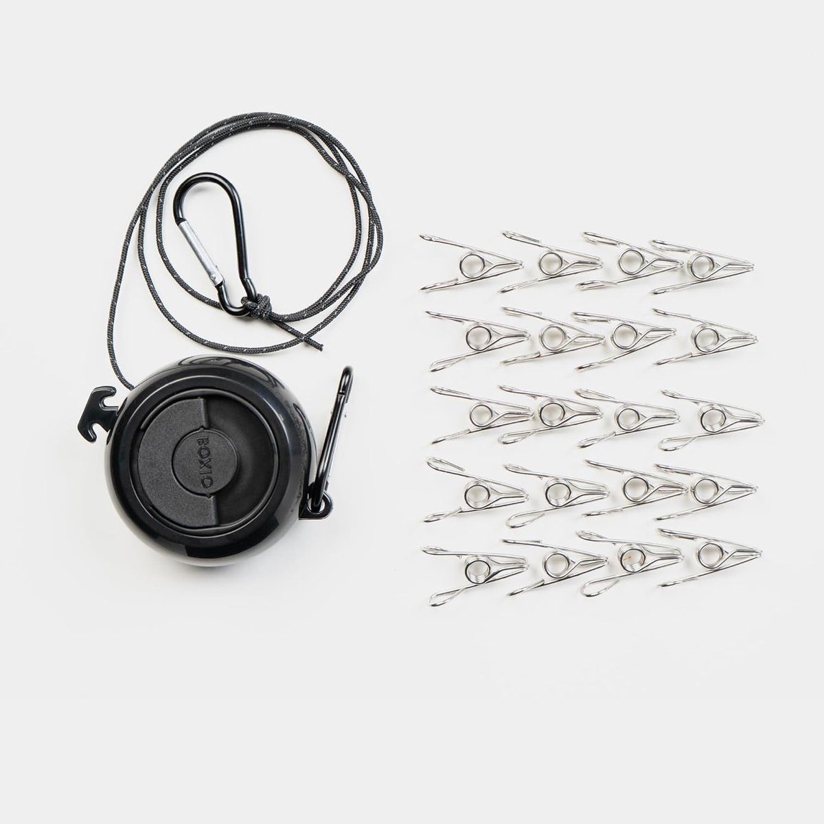 BOXIO - Clothesline: Extendable Camping Clothesline for Vanlife, Compact Travel Gadget for Outdoor & Holiday, 12m - ShopVlot