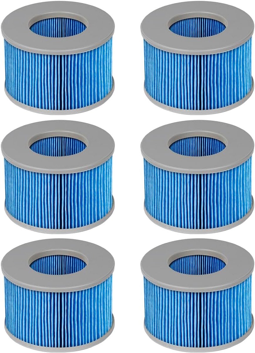 Pack of 6 Spa Whirlpool Filter Cartridge for Mspa Spas & Spa Filter Cartridge Replacement Filter Cartridge Cartridge - ShopVlot