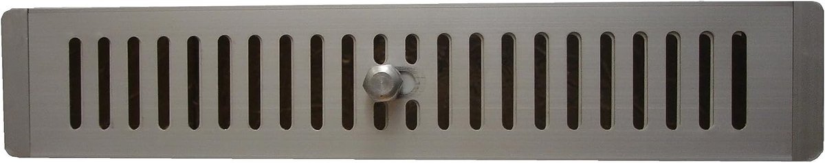 Adjustable Ventilation Grille in Anodized Aluminium – Open and Close Airflow Control – Ventilation for Cabinets - ShopVlot
