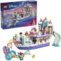 LEGO Disney Princess kasteelboot met Ariel, Eric en 5 figuurtjes, paars, wit en goud.