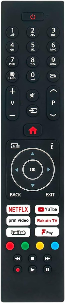 AULCMEET RC45137P Replacement Remote Control Compatible with Logik 4K OLED Smart TV ARTX55UHD ARTX65UHD L32SHE22 - ShopVlot