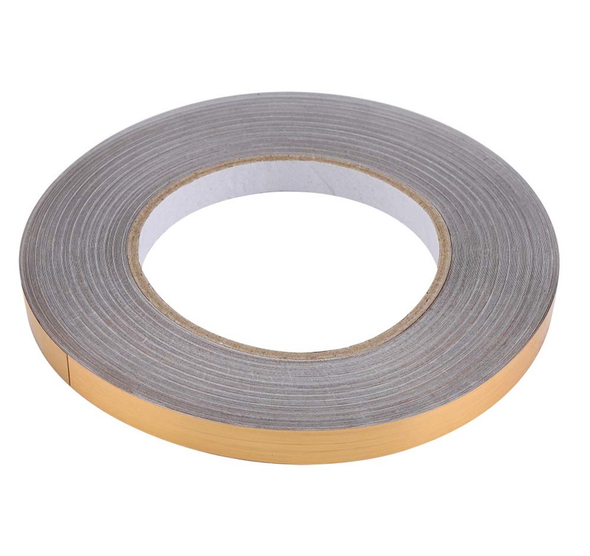 Tegelvoegtape, goud gemetalliseerde spiegelfolie voor decoratieve lijnen, spleet afdichting voor vloer muur (1cmx50m - ShopVlot