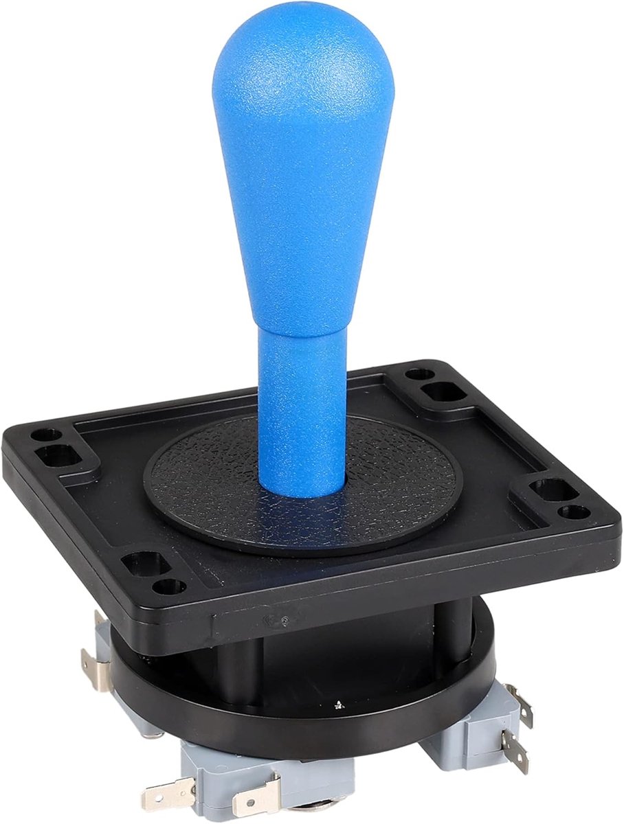 EG STARTS American Style Arcade Competition 2Pin Bat Joystick Switchable from 8 Ways Operation, Elliptical Handle - ShopVlot