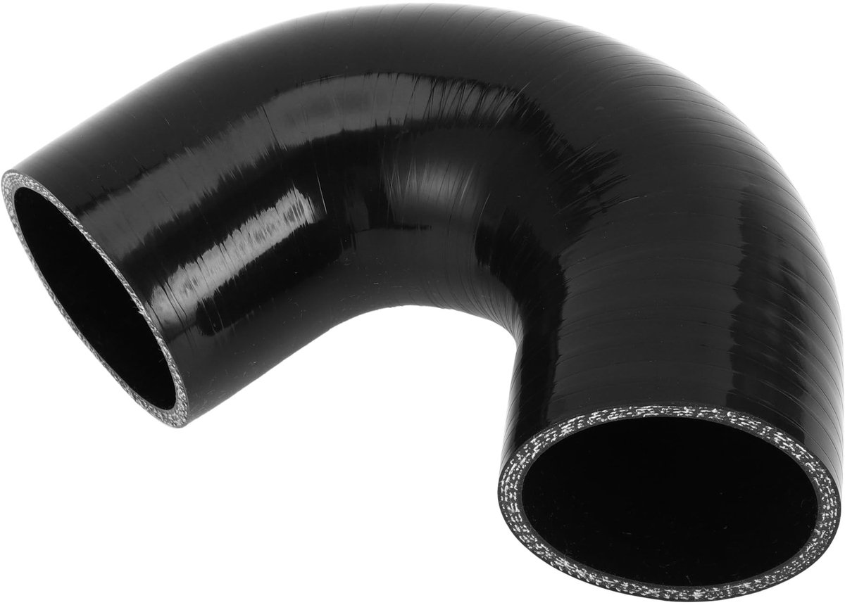 Solidchoice - Universele 135 Graden Zwarte Silicone Koelslang voor Auto