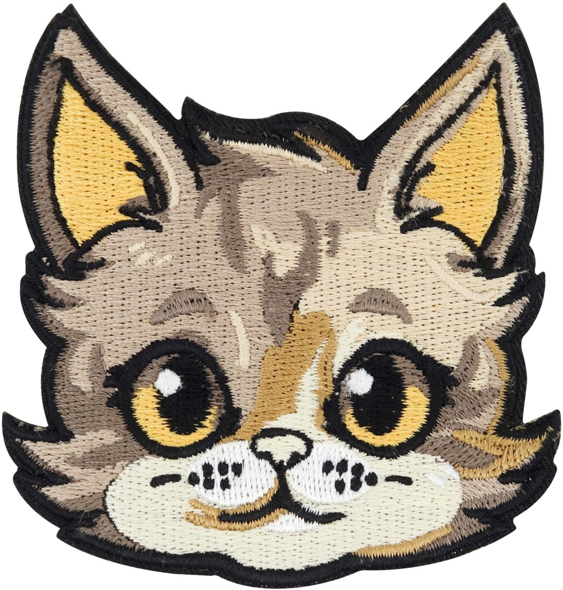 Solidchoice - Opstrijkbare Kattenpatch, Schattige Kattenkop