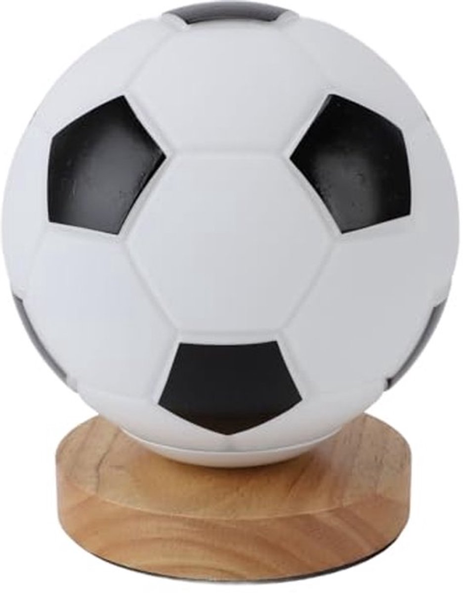 3D-voetballamp, nachtlampje met afstandsbediening, timer, zachte verlichting, verblindend, voetbal-bureaulamp