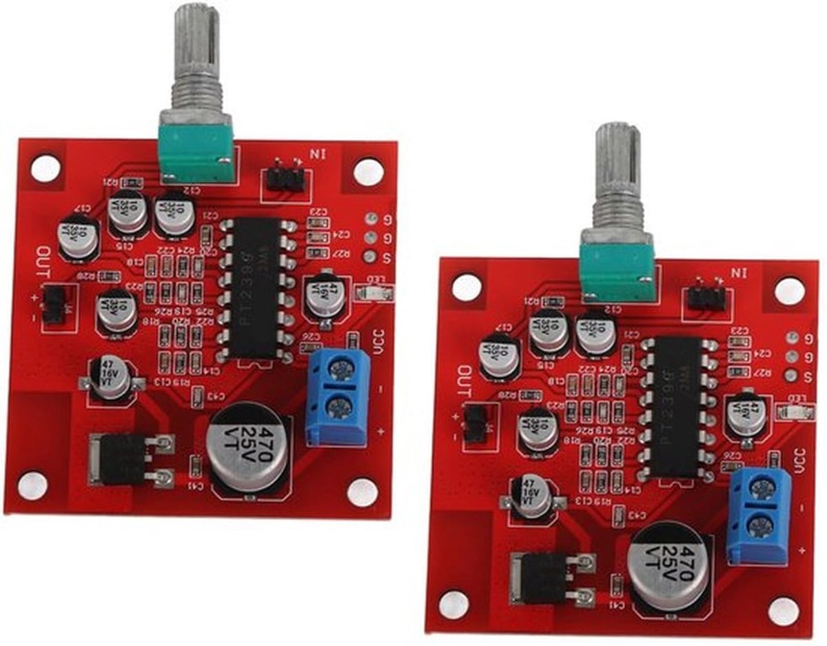 Echo Reverb Phone Module - Reverb Board zonder voorversterkerfunctie, compatibel met DC 6-15V