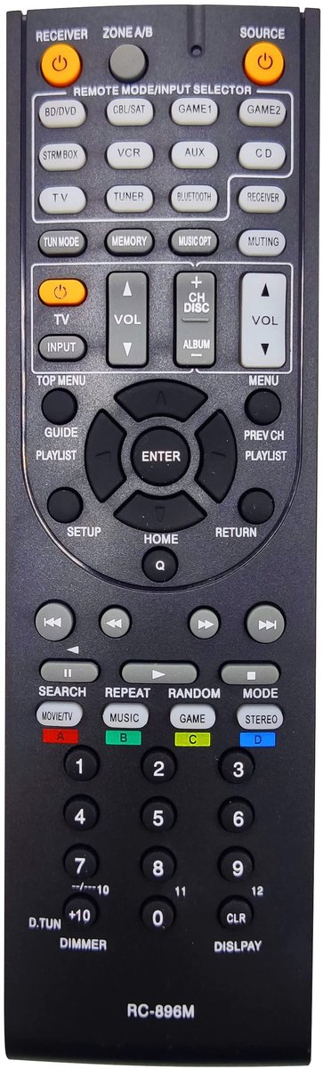 Solidchoice - Universele Afstandsbediening voor AV Receiver