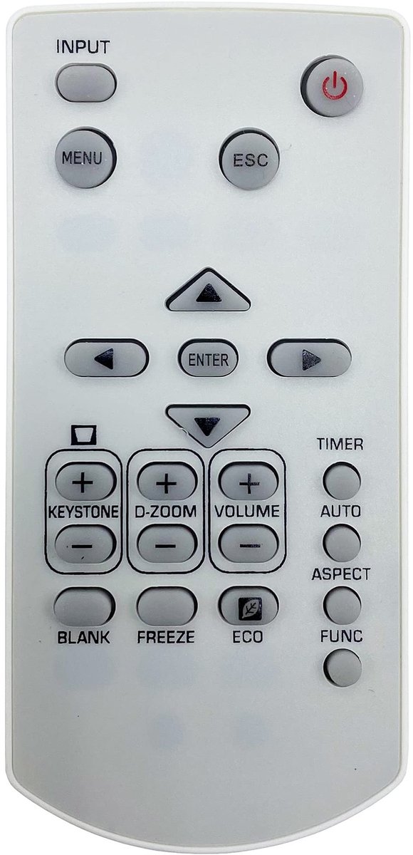 Solidchoice - Afstandsbediening voor Casio Projectoren