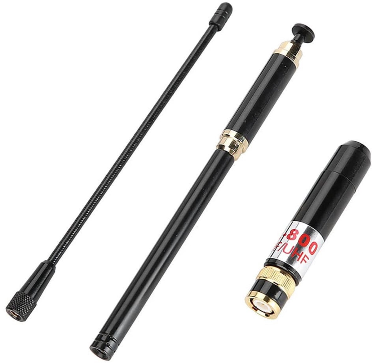 Solidchoice - BNC Plug Telescopische Antenne voor VHF/UHF