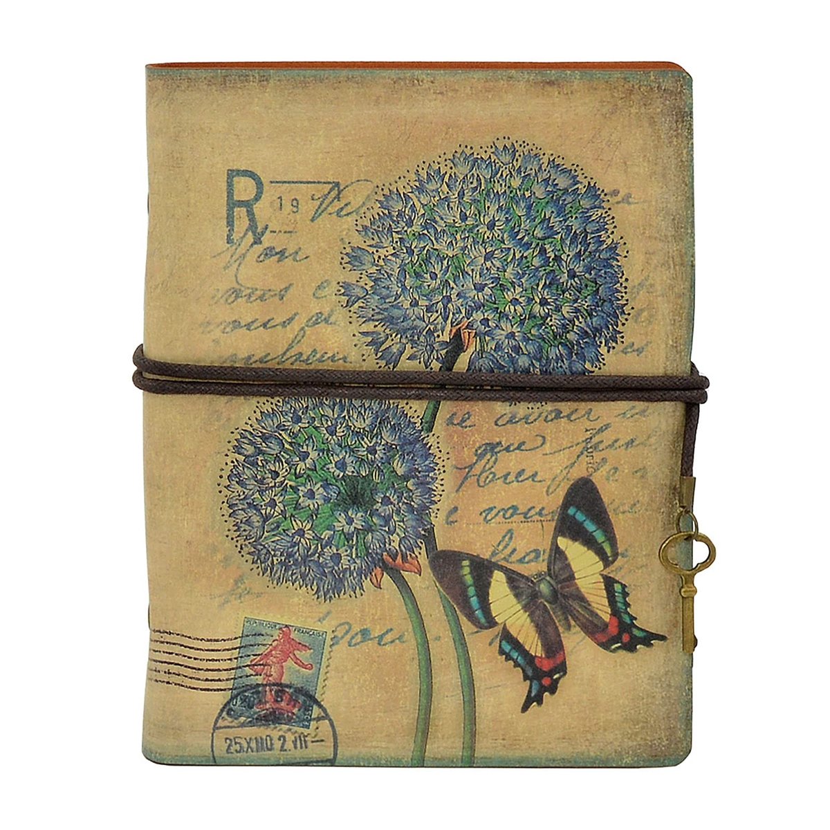 Solidchoice - Vintage Lederen Notitieboek met Kraft Papier