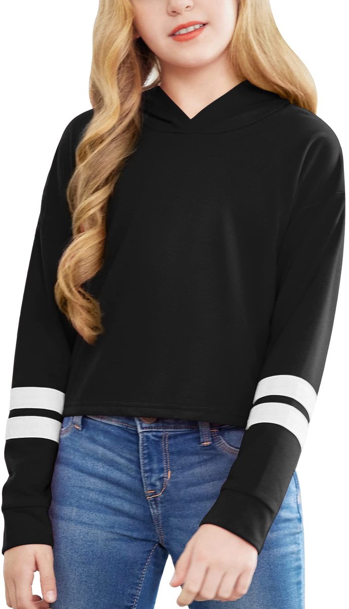 Solidchoice - Meisjes Hoodie met Lange Mouwen voor Lente en Herfst