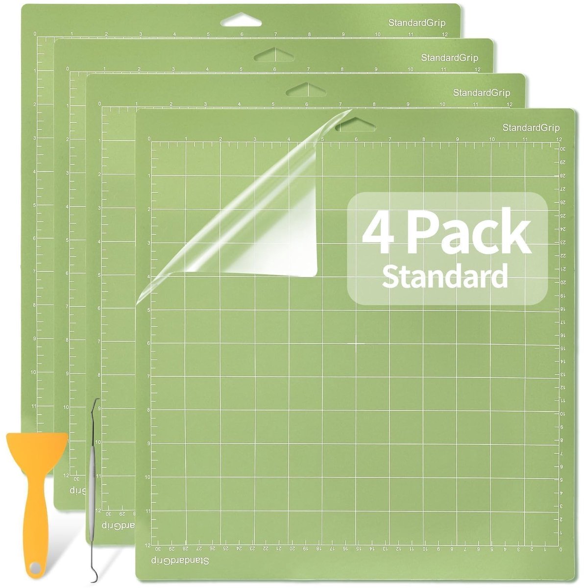 Solidchoice - Set van 4 Snijmatten voor Creatieve Projecten 30,5 x 30,5 cm