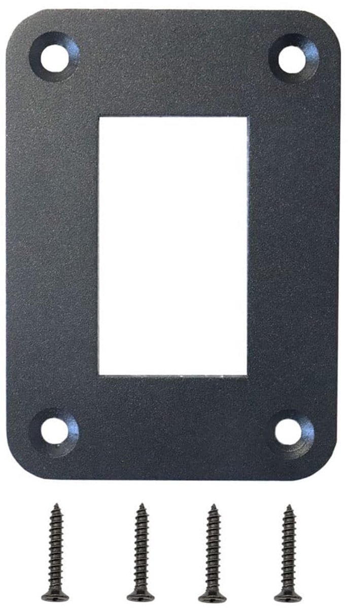 Toggle switch paneel - zwart geanodiseerd aluminium - waterdicht - ideaal voor auto, boot en truck - ShopVlot
