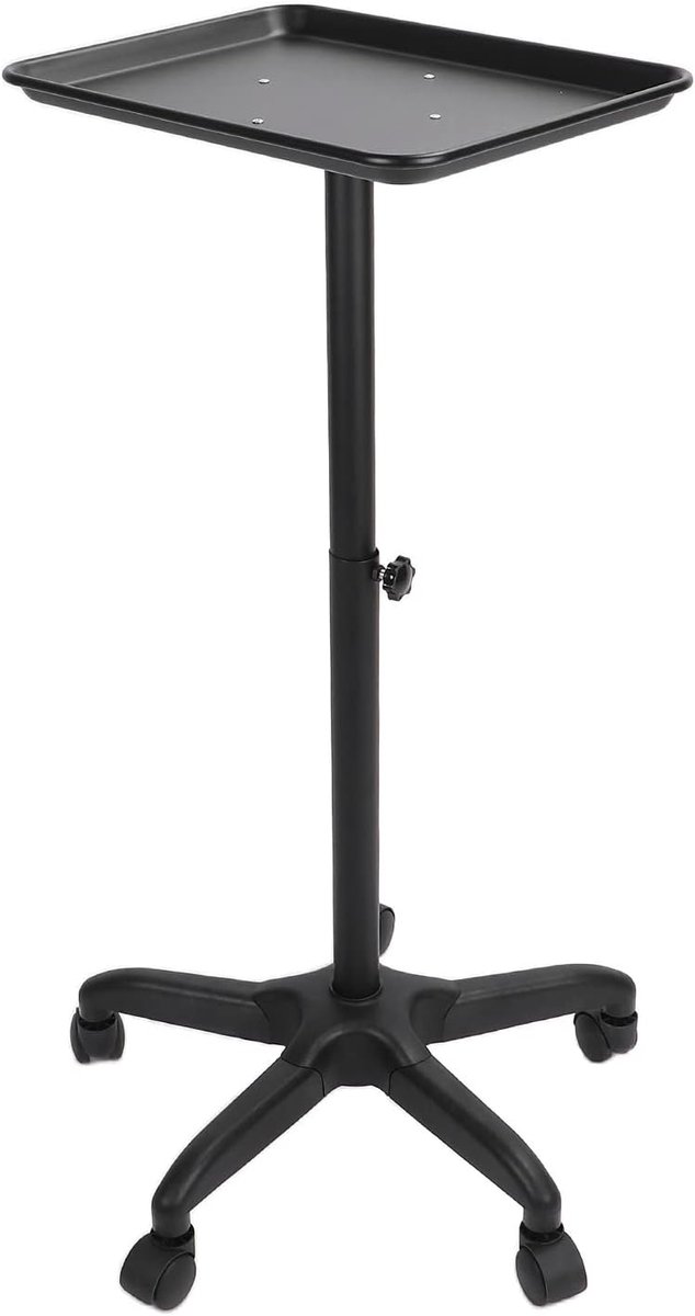 Salon Trolley Kar - Aluminium met Wielen - Verstelbaar en Makkelijk In Te Stellen - Ideaal Voor Haarstyling - ShopVlot