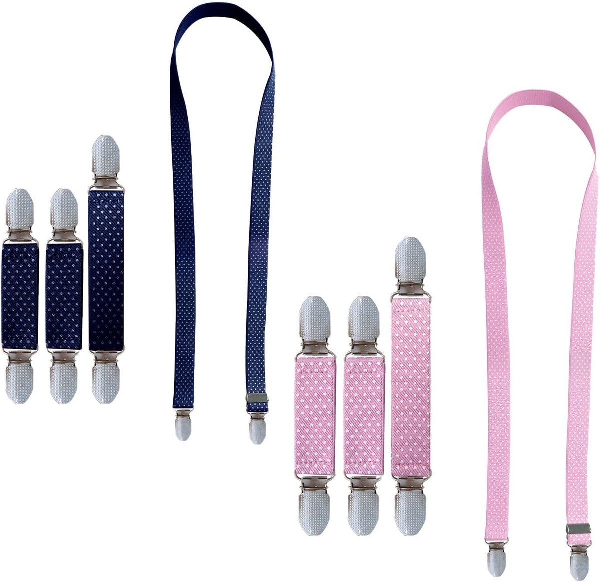 Wantenclips set van 8 - Rekbare elastische clips - Sterke wantenbevestiging - Ideaal voor kinderen - ShopVlot