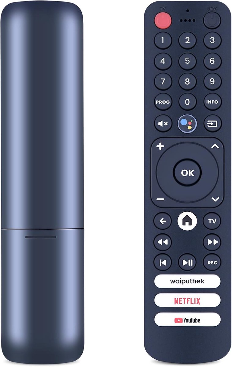 Afstandsbediening voor waipu. TV 4K Stick - infrarood - direct klaar voor gebruik - brede compatibiliteit - ShopVlot