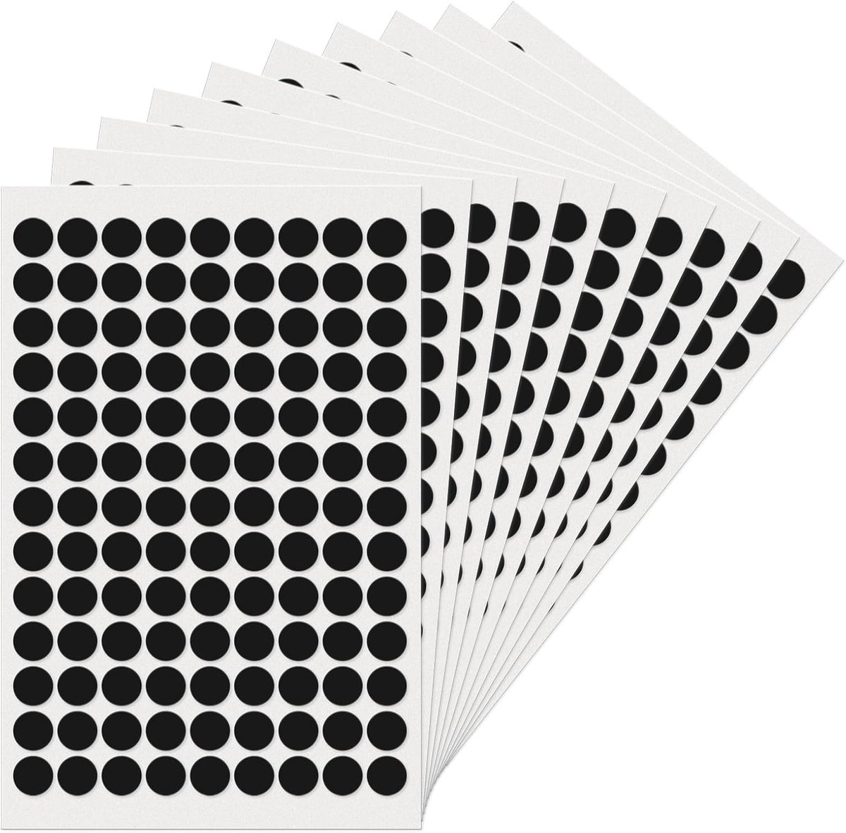 Ronde stippenstickers 13mm - zelfklevend - waterproof - ideaal voor kleurcodering - ShopVlot