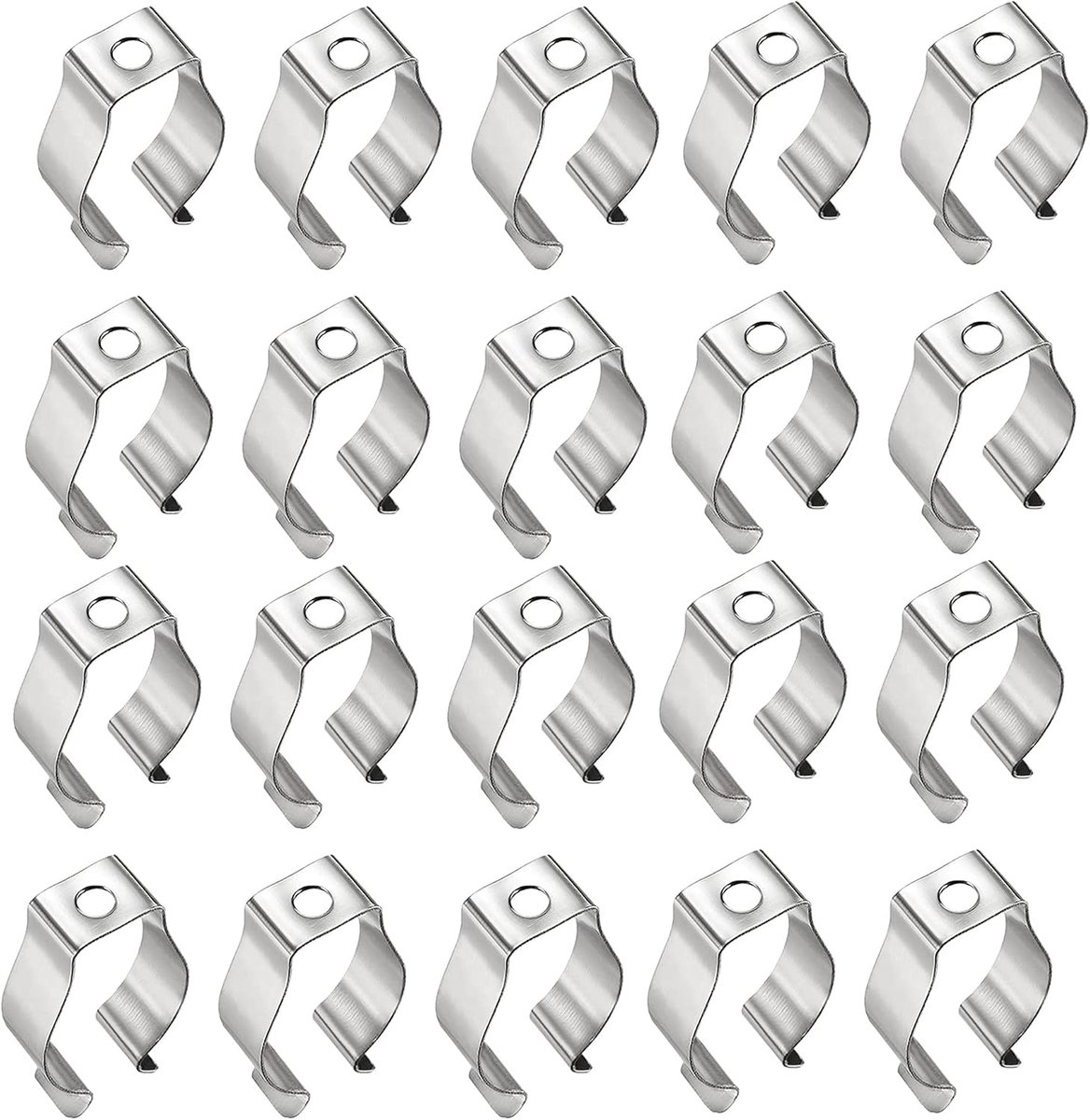 20pcs U-clip holder bracket for fluorescent tubes holder bracket LED fluorescent tube against sagging for LED light - ShopVlot