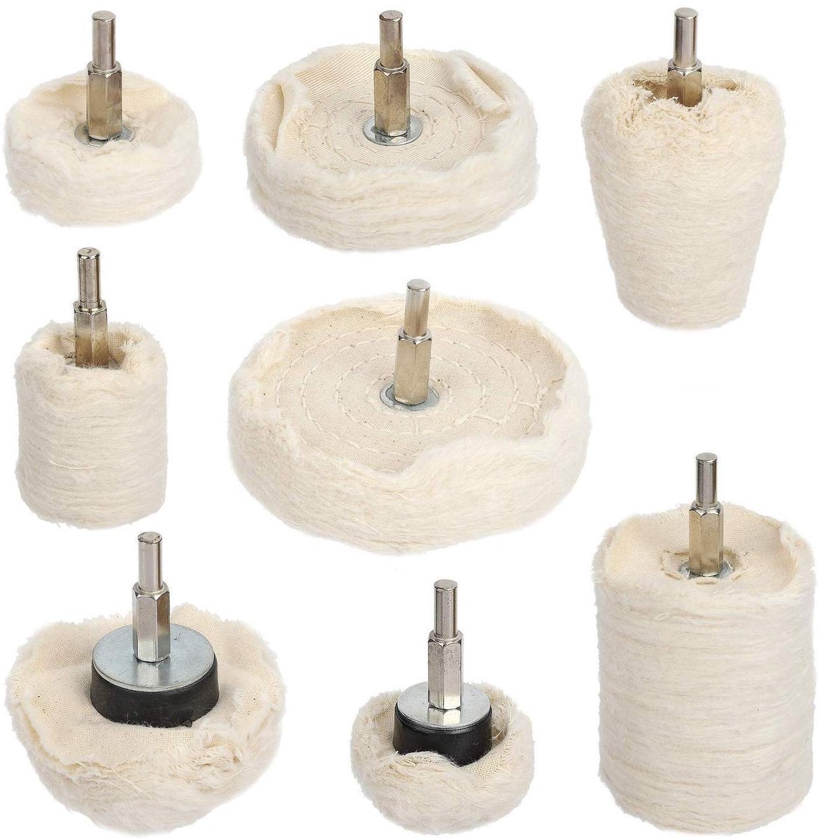 Polishing Wheel Buffing Pad Mop for Metal Wood Plastic Ceramics - ShopVlot